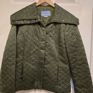 Nine West Green Quilted Jacket